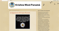 Desktop Screenshot of iskconpanama.com